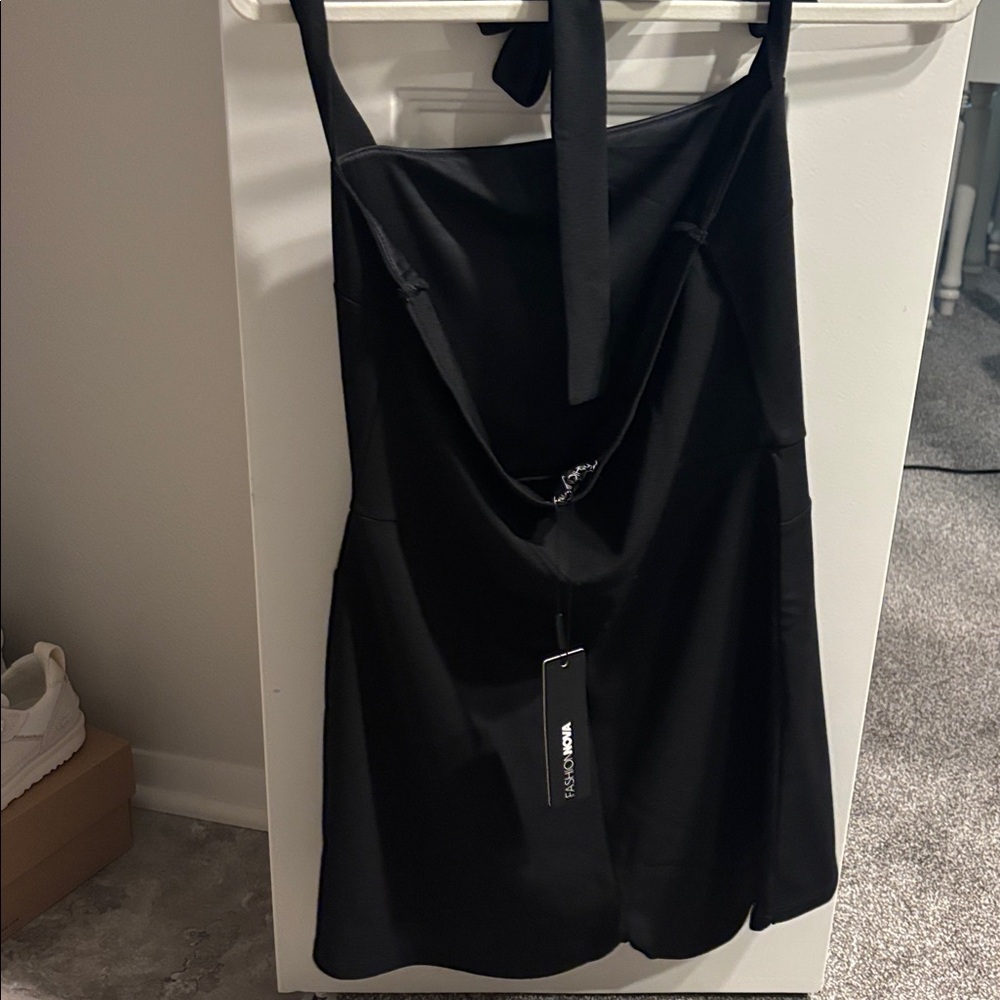 Fashion Nova Black Romper - Picture 2 of 4
